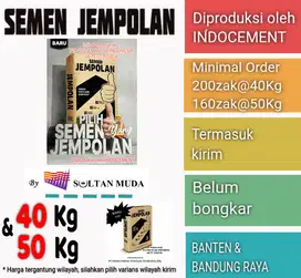 SEMEN JEMPOLAN (DIPRODUKSI OLEH INDOCEMENT) 40KG & 50KG MIN ORDER 1 DO