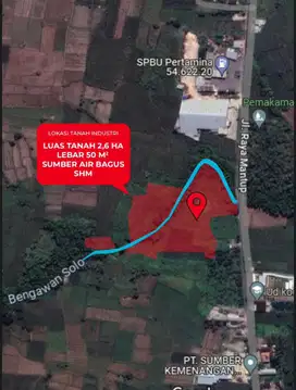 BU Tanah di jual Strategis 0 jalan Propinsi