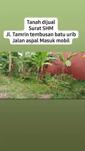 Dijual tanah cepat