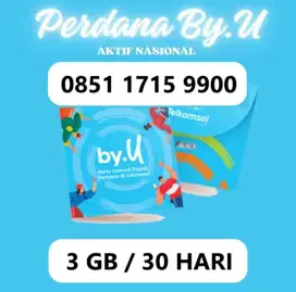 Perdana Hoki by.U Nomor Perdana Cantik 9900 byu Telkomsel by u