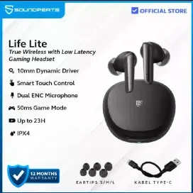 Headset Bluetooth 5.3 TWS SOUNDPEATS LIFE Lite SUPERIOR BASS Game Mode