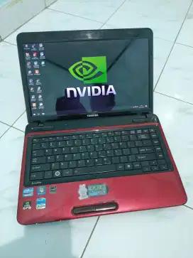 Laptop Toshiba core i5 Ram 8GB Nvidia 4GB game desain