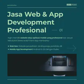 Jasa Web, App Development & Desain Grafis Profesional