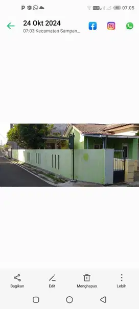 Rumah dijual cepat perum griya sampang permai