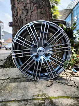 VELG HSR R15 TOMOK 4X100 RING 15 UNTUK IGNIS MIRAGE SIGRA SWIFT AGYA