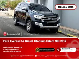 [ PANORAMIC SUNROOF ] Ford Everest 2.2 Diesel Titanium Hitam 2015/2016