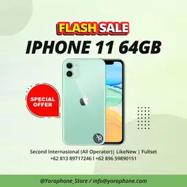 Promo! iPhone 11 64GB Second Inter Fullset - LikeNew!