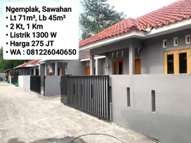 Jual Rumah Area Ngemplak, Sawahan, Dekat Sumber, Klodran