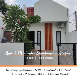 Rumah Minimalis di Cluster Acasha Cimuning Bekasi