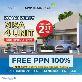 Rumah Siap Huni SWP Residence 400jt-an DP 0% Cicilan 2jt-an