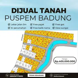 DIJUAL TANAH PRIBADI DEKAT PUSPEM BADUNG