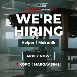 Lowongan Kerja helper / mekanik mobil usia max 30 tahun