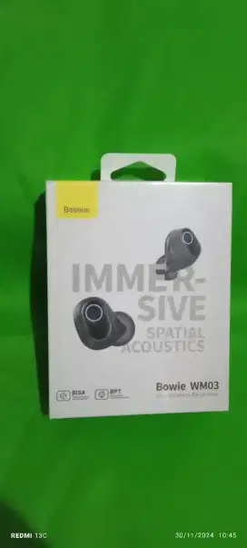 Baseus wm03 hitam