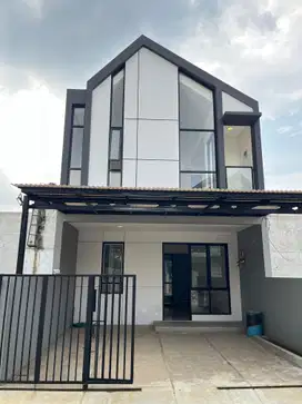 RUMAH MEWAH GLASS HOUSE 2 LANTAI DI JATIWARINGIN TANPA DP