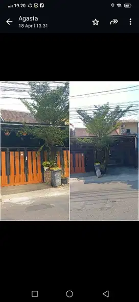 Rumah type 180 /244meter SHM di kompleks rivaria sawangan