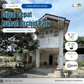 DIJUAL RUMAH HAK MILIK TANAH LUAS ORCHID PARK