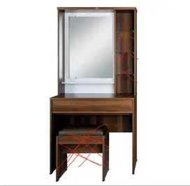 Meja rias merk active mebel