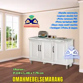 Kitchen set bawah 3 pintu PEARL lemari rak dapur minimalis modern