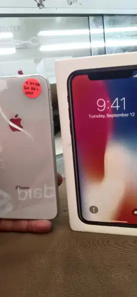 iPhone x 64gb fulset mulset no minus kamera depan belakang jos