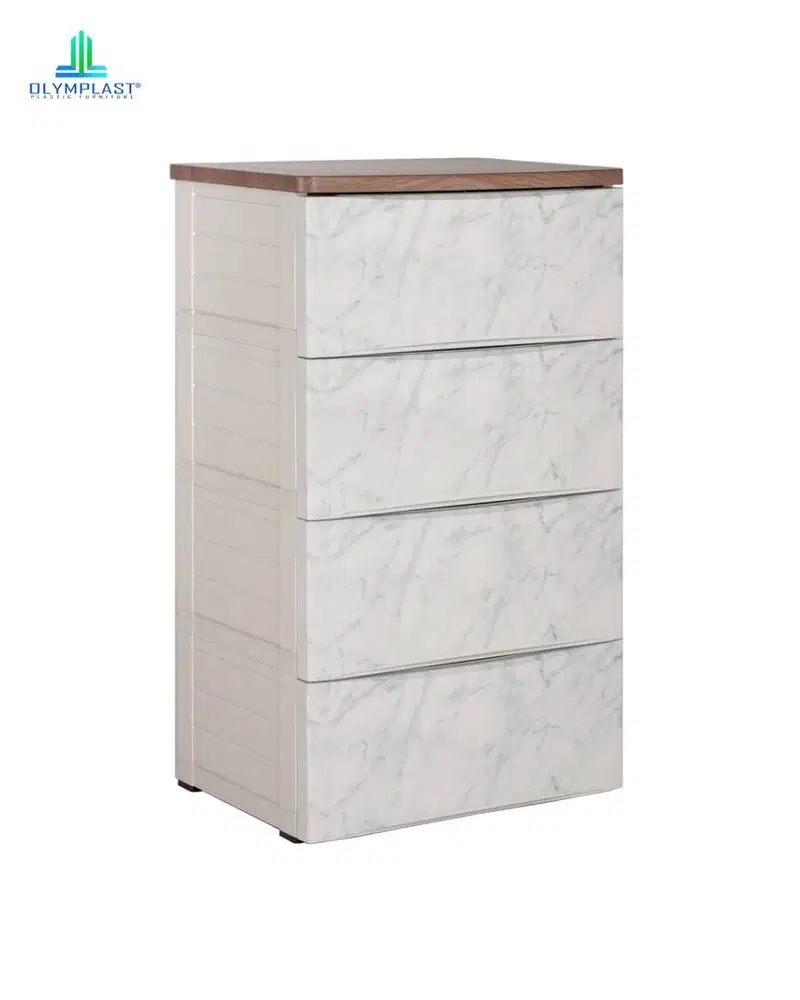 Drawer cabinet Lemari Baju Lemari Pakaian 4 susun Olympast ODC drawer