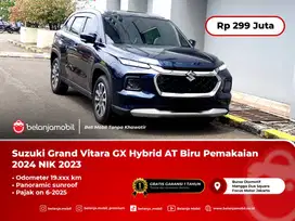 Suzuki Grand Vitara GX Hybrid AT Biru Pemakaian 2024 NIK 2023