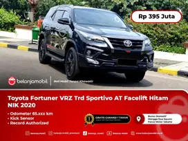 [ LOW KM ] Toyota Fortuner Vrz Trd Sportivo AT Hitam 2020/2021