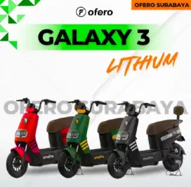 E-BIKE SEPEDA LISTRIK OFERO TIPE GALAXY3LIT || SPEED 40KM/H POWER 500W