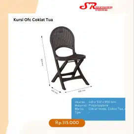 Kursi lipat sandaran murah area Jogja (Ars)