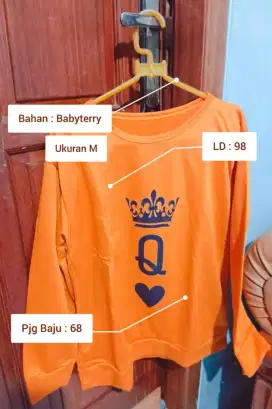 Kaos Lengan Panjang Orange