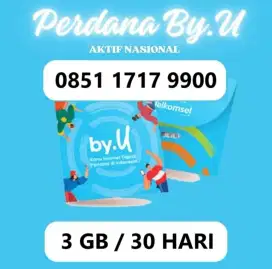 Perdana Hoki by.U Nomor Perdana Cantik 9900 byu Telkomsel by u