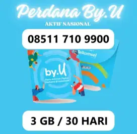 Perdana Hoki by.U Nomor Perdana Cantik 9900 byu Telkomsel by u