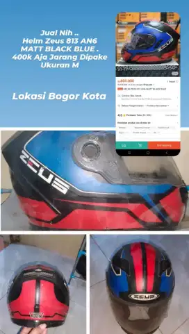 Helm fullface Zeus Murah BU