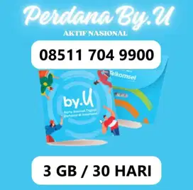 Perdana Hoki by.U Nomor Perdana Cantik 9900 byu Telkomsel by u