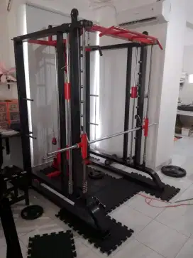 Smith machine counter balance multi fungsi