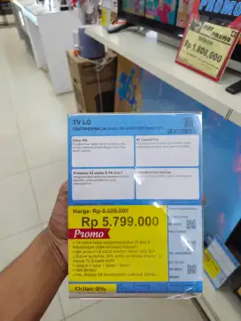 Promo Cicilan 0% TV LG 50Inch 4K UHD Smart TV