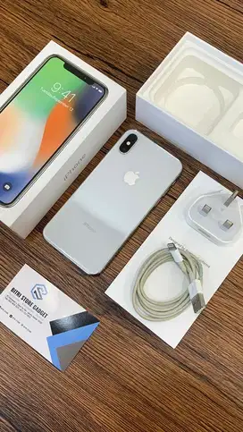 iPHONE X 256GB SILVER | FULLSET ORI