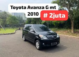 Toyota Avanza G mt 2010 hitam (#2juta)