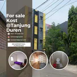 Kost 61 kamar full AC+kamar mandi dalam di Tanjung Duren JUAL CEPAT !