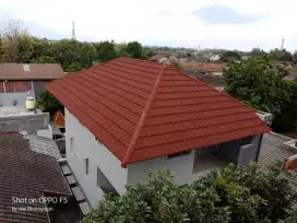 Bongkar pasang rangka Atap bajaringan genteng metal pasir