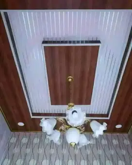 Plafon PVC Terpasang berikut bahan