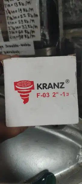 FLOOR DRAIN KRANZ F03 SARINGAN LANTAI KAMAR MANDI ANTI KECOA