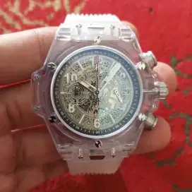 JAM TANGAN SECOND, - HUBLOT BIG BANG TRANSPARENT LIMITED -