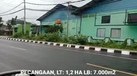 DIJUAL GUDANG 7000m2 PECANGAAN JEPARA