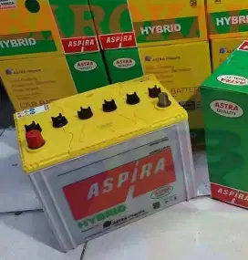 Dijual Aki Aspira Hybrid NS70 Type 65D26R