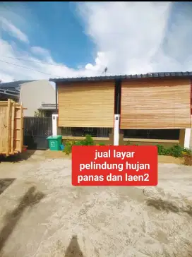 Jual layar pelindung hujan panas dan laen2