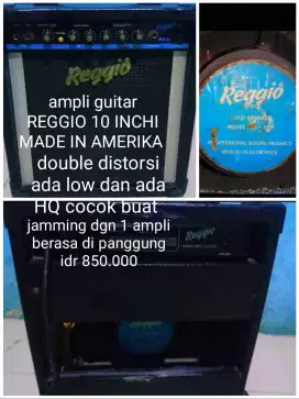 Ampli gitar reggio oryginal amerika double distorsi 10 inchi