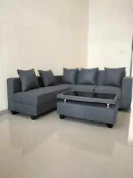 Sofa selonjor minimalis