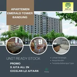 Apartemen di kota Bandung DP 5 Juta Allin