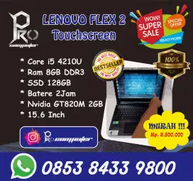 Gaming Editing 2in1 Touchscreen Lenovo Flex2 Prokomputer