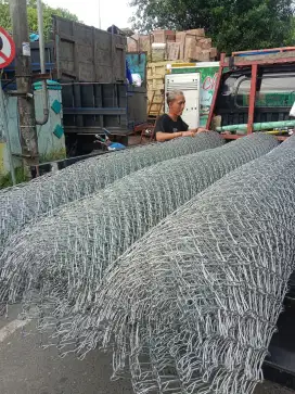 KAWAT Harmonika Khas bronjong batu gunung cor rumah lantai pagar